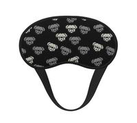 American Bulldog Head Sleep Mask for Side Sleeper, Eye Mask Sleeping for Women Men,for Sleeping with Elastic Band