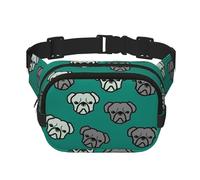 American Bulldog Head Unisex Fashion Waist Packs, Stylish Fanny Packs for Workouts, Running, Traveling, and Hiking