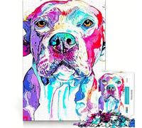 American Bully 1000 Piece Puzzle For Adults Problem Solving Toy Professional Grade Cutting Relaxing Indoor Group Activity (50x75cm)