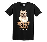 American Bully Dad Dog Logo Mens T-Shirt Graphic Unisex Tee Shirt Black M