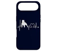 American Bully Dog My Heartbeat EKG Funny Dogs My Cardio Case for iPhone Air