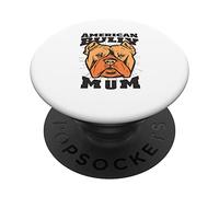 American Bully Mum Pitbull Dog Owner PopSockets Swappable PopGrip