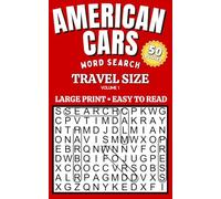 American Cars Word Search: Large Print and Easy for Travel