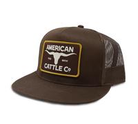 American Cattle Co. Western Hat - Western Trucker Snapback with Mesh Back, Adjustable Cattle Patch Baseball Cap