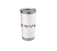 American Citizen Est 2024 US Flag Naturalized Citizen Test Stainless Steel Insulated Tumbler