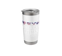 American Citizen Est 2024 US Flag Naturalized Citizen Test Stainless Steel Insulated Tumbler