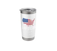 American Citizen Est 2024 US Flag Naturalized Citizen Test Stainless Steel Insulated Tumbler