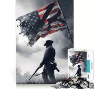 American Civil War 1000-piece Puzzle for Teenagers Focus Memory Game Professional Grade Cutting Relaxing Indoor Group Activity (38x26cm)