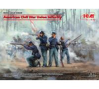 American Civil War Union Infantry (100% New Molds) 1:35 Figure Plastic Model Kit