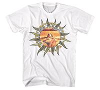 American Classics Alice in Chains T Shirt Sun Mens Adult Short Sleeve T Shirts 90s Music Vintage Style Graphic Tees, White, Large