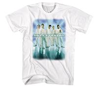 American Classics Backstreet Boys Millennium Album Cover Adult Short Sleeve T Shirt Retro 90s Style & Music Graphic Tees, White, 3XL