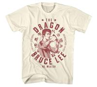American Classics Bruce Lee The Dragon Kung Fu Graphic T Shirt Natural, Natural, X-Large