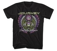 American Classics Journey Don't Stop Believin' 1981 T Shirt Black, Black, XL