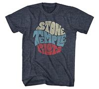 American Classics Stone Temple Pilots Circle Logo T Shirt Navy Navy Heather