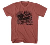 American Classics ZZ Top Est. 1969 Graphic T Shirt Terracotta