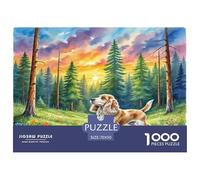 American Cocker Spaniel 1000 Pieces Animal Dog Jigsaw Puzzles with Paper Art Perfect for Relaxation for Enthusiasts Stunning Puzzle 70x50cm/1000pcs