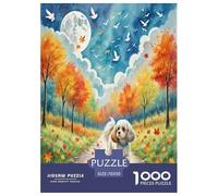American Cocker Spaniel 1000 Pieces Animal Dog Jigsaw Puzzles with Paper Art Perfect for Relaxation Adult Stunning Puzzle 70x50cm/1000pcs