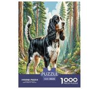 American Cocker Spaniel 1000 Pieces Jigsaw Puzzles For Adults Educational Games Stress Relieving Entertainment Cultivate The Spirit of Teamwork for Adults And Kids, Age 12 Years Up 38x26cm/1000pcs