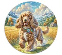 American Cocker Spaniel 1000pcs Animal Jigsaw Puzzles Colourful Educational Games for Adults And Kids 1000pcs (67.5x67.5cm)