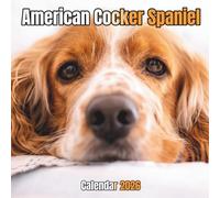 American Cocker Spaniel Calendar 2026: 14-Month Organizer from Nov 2025 to Dec 2026 | Perfect for Home, Office, School & Family Scheduling, For Men , Women , Girls , Boys