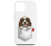 American Cocker Spaniel Dog In Pocket Peeking Cute Puppy Dog Case for iPhone 13