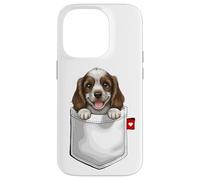 American Cocker Spaniel Dog In Pocket Peeking Cute Puppy Dog Case for iPhone 14 Pro