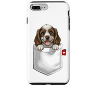 American Cocker Spaniel Dog In Pocket Peeking Cute Puppy Dog Case for iPhone 7 Plus/8 Plus