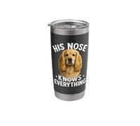 American Cocker Spaniel Owner - His Nose Knows Everything Stainless Steel Insulated Tumbler