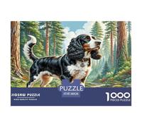 American Cocker Spaniel Puzzle 1000 Pieces Jigsaw Adults Kids Puzzles Creativity & Gift Giving Perfect for Relaxation Whimsical Challenges 1000pcs 38x26cm/1000pcs