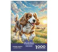 American Cocker Spaniel Puzzles 1000 Pieces for Adults And Children with Extra Fun Challenges Colourful Creativity Gift Giving 70x50cm/1000pcs