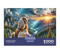 American Cocker Spaniel1000 Piece Puzzle Educational Game Cute Pets A Challenging Puzzle for Adults Children 70x50cm/1000pcs