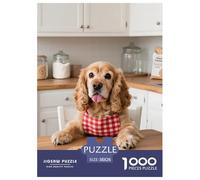 American Cocker Spaniel2 Jigsaw Puzzle 1000 Pieces Challenging Hobby Adults Teens Pet Dog Fun Durable Materials 38x26cm/1000pcs