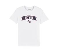 AMERICAN COLLEGE USA T Shirts Manches Courtes Hommes Femmes, Blanc, S