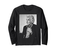 American Conductor Leonard Bernstein by Michael Grecco Long Sleeve T-Shirt