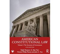 American Constitutional Law: Volume I: The Structure of Government