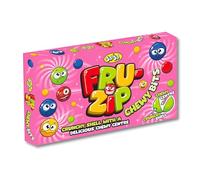 American Continental FruZip Theater Box | Case of 12 x 80g | Assorted Fruit Chews with Crisp Shell | Vegan, Halal & Gluten-Free