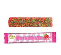 American Continental Strawbella Chew Bars | Case of 24 x 25g | Soft Strawberry Flavoured Candy | Vegan, Halal & Gluten-Free