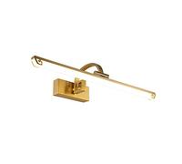 American Copper Bathroom Led Mirror Headlights Simple Bathroom Lamp Dressing Table Lamp Mirror Cabinet Makeup Lamp Bathroom Lamp/72Cm