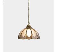 American Copper Pendant Light/Restaurant European Designer Hanging Lamp/Living Room Study Entrance Hall Chandelier/Balcony Corridor Personalized Lighting Fixture (E27/26)(A)