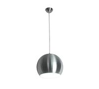American Country Ceiling Light Single Head LED Ball Pendant Lamp Height Adjustable Chandelier Living Room Attic Hair Salon Light Staircase Restaurant Bar Foyer Bedroom Chrome Hanging Lamp E27
