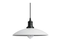 American Country Light, Wrought Iron, Single Head Hangingp Fixture, Adjustable Chain, Industrial Style Lightifor Cafe, Bar, Diniroom, Entryway/White/a