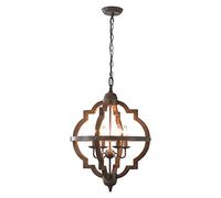 american country wooden chandelier living room dining room bedroom corridor porch clothing store cafe chandelier