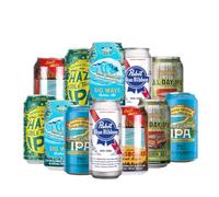 American Craft Beer Mixed Case USA - 12 Pack - Includes Sierra Nevada, Kona, Founders, and Pabst Blue Ribbon - Premium Imported American Beers