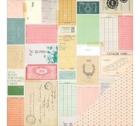 American Crafts 3X5-Open Book DS Paper-inch, Acrylic, Multicolour, 30.22x31.24x0.05 cm