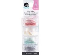 AMERICAN CRAFTS Color Pour, Shell Flakes-Primary 4/Pkg, One Size
