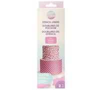 American Crafts Frost Form Stencil Liner 2/Pkg-Wild