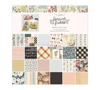 American Crafts Maggie Holmes Forever Fields Single- Sided Paper Pad 12"X12"-48 Sheets