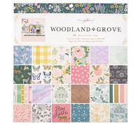 American Crafts Single-Sided Paper Pad 12"X12" 48/Pkg-Maggie Holmes Woodland Grove