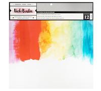 American Crafts Vicki Boutin Mixed Media Foundations Paper, Smooth White, 31.75 x 30.48 x 0.08 cm