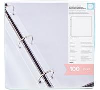 American Crafts We R Memory Keepers American Crafts 100 Page Protecter Pack, Synthetic Material, 32.5 x 34.5 x 3.5 cm